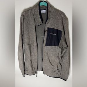 Columbia 100% Polyester jacket, size M, colors taupe/grey and black
